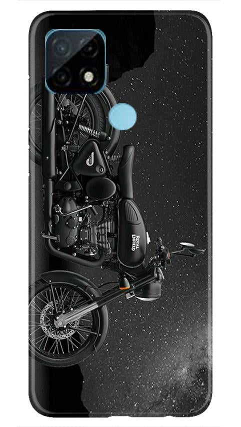 Royal Enfield Mobile Back Case for Realme C21 (Design - 381)