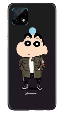 Shin Chan Mobile Back Case for Realme C21 (Design - 391)