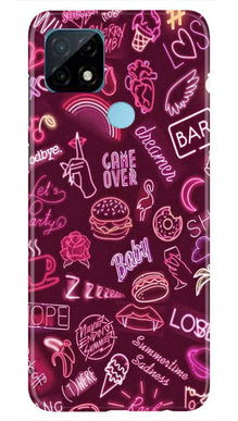 Party Theme Mobile Back Case for Realme C21 (Design - 392)