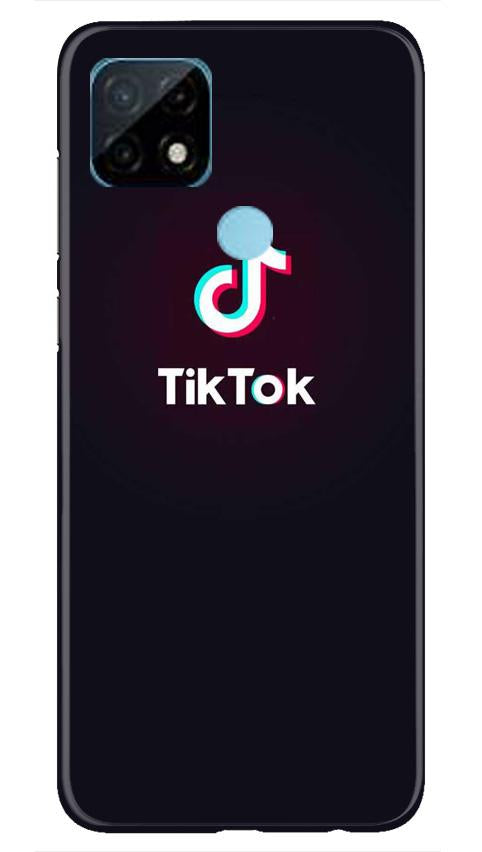 Tiktok Mobile Back Case for Realme C21 (Design - 396)