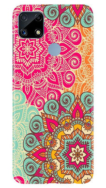 Rangoli art2 Mobile Back Case for Realme C25S (Design - 29)
