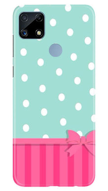 Gift Wrap Mobile Back Case for Realme C25 (Design - 30)