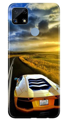 Car lovers Mobile Back Case for Realme C25 (Design - 46)