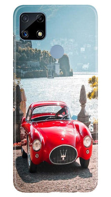 Vintage Car Mobile Back Case for Realme C25 (Design - 51)