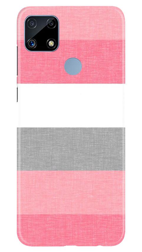 Pink white pattern Case for Realme C25