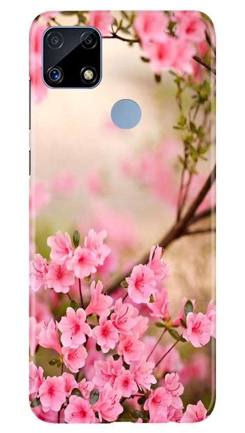 Pink flowers Case for Realme C25S
