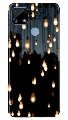Party Bulb Mobile Back Case for Realme C25 (Design - 72)