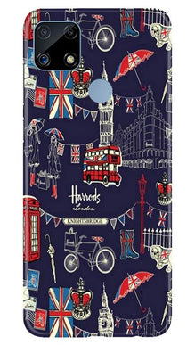 Love London Mobile Back Case for Realme C25 (Design - 75)