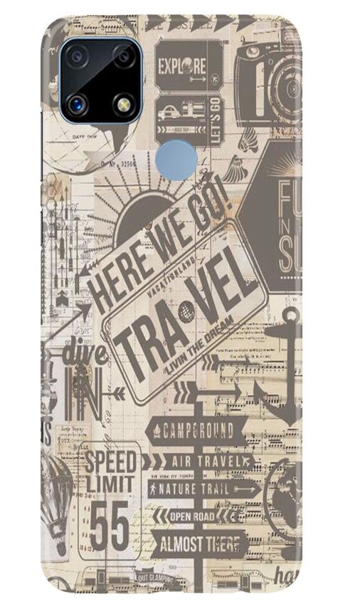 Travel Case for Realme C25  (Design - 104)