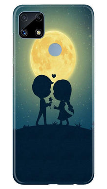 Love Couple Mobile Back Case for Realme C25S  (Design - 109)