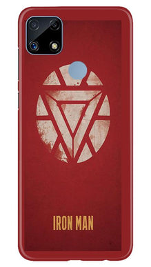 Iron Man Superhero Mobile Back Case for Realme C25  (Design - 115)