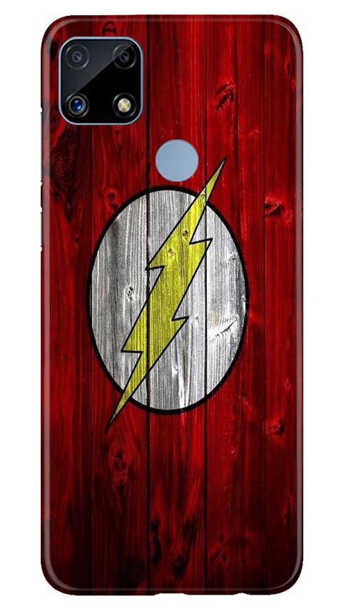 Flash Superhero Case for Realme C25S  (Design - 116)