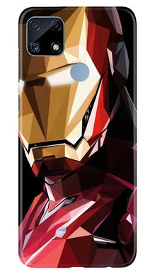 Iron Man Superhero Mobile Back Case for Realme C25S  (Design - 122)