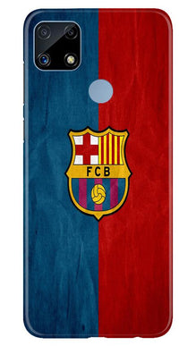 FCB Football Mobile Back Case for Realme C25  (Design - 123)