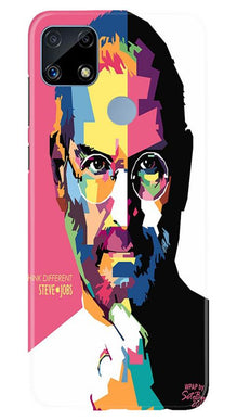 Steve Jobs Mobile Back Case for Realme C25  (Design - 132)