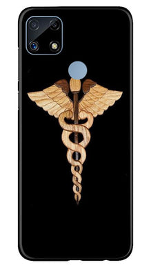 Doctor Logo Mobile Back Case for Realme C25  (Design - 134)