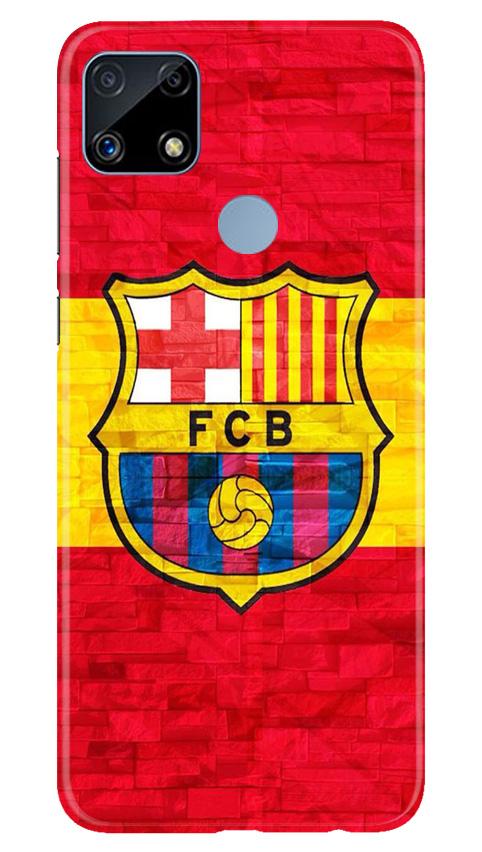 FCB Football Case for Realme C25  (Design - 174)
