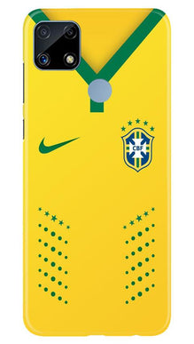 Brazil Mobile Back Case for Realme C25  (Design - 176)