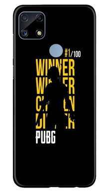 Pubg Winner Winner Mobile Back Case for Realme C25S  (Design - 177)