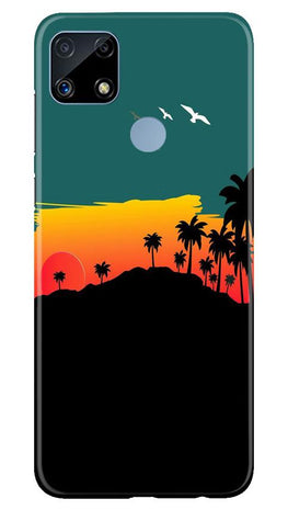 Sky Trees Case for Realme C25S (Design - 191)