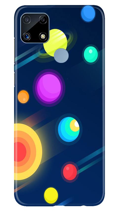 Solar Planet Case for Realme C25S (Design - 197)