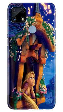 Cute Girl Mobile Back Case for Realme C25 (Design - 198)