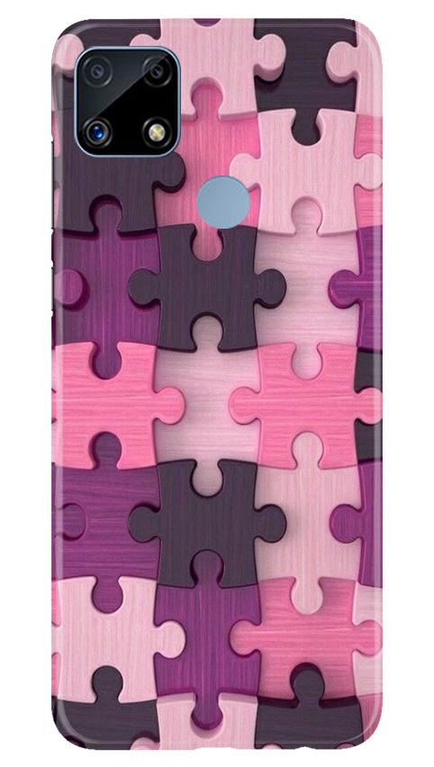 Puzzle Case for Realme C25S (Design - 199)