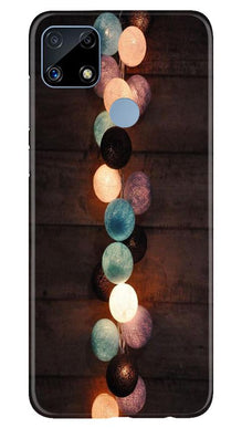 Party Lights Mobile Back Case for Realme C25 (Design - 209)