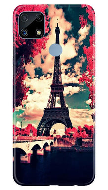Eiffel Tower Mobile Back Case for Realme C25S (Design - 212)