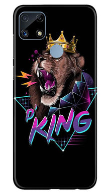 Lion King Mobile Back Case for Realme C25 (Design - 219)