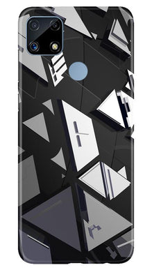 Modern Art Mobile Back Case for Realme C25 (Design - 230)