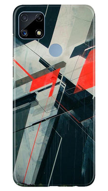 Modern Art Mobile Back Case for Realme C25 (Design - 231)