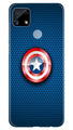 Captain America Shield Case for Realme C25 (Design No. 253)
