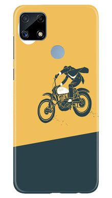 Bike Lovers Mobile Back Case for Realme C25 (Design - 256)