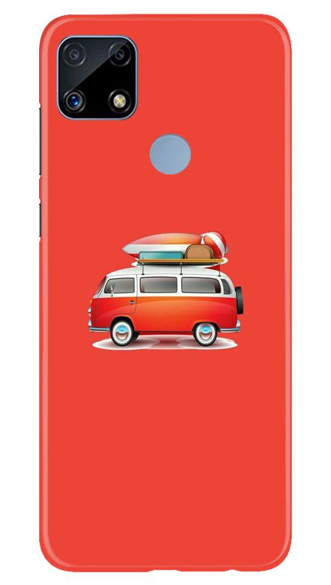 Travel Bus Case for Realme C25 (Design No. 258)