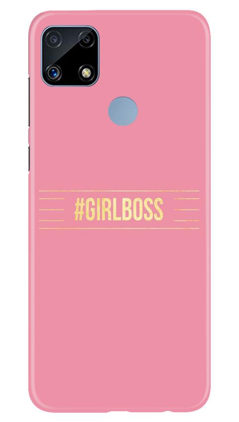 Girl Boss Pink Case for Realme C25 (Design No. 263)
