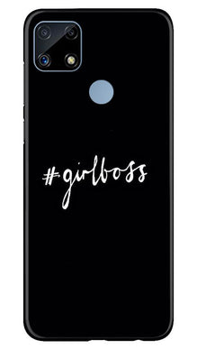 #GirlBoss Mobile Back Case for Realme C25 (Design - 266)