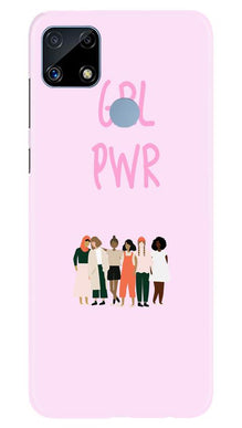 Girl Power Mobile Back Case for Realme C25 (Design - 267)