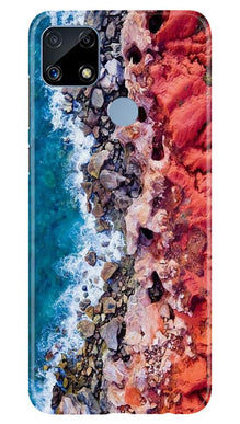 Sea Shore Mobile Back Case for Realme C25 (Design - 273)