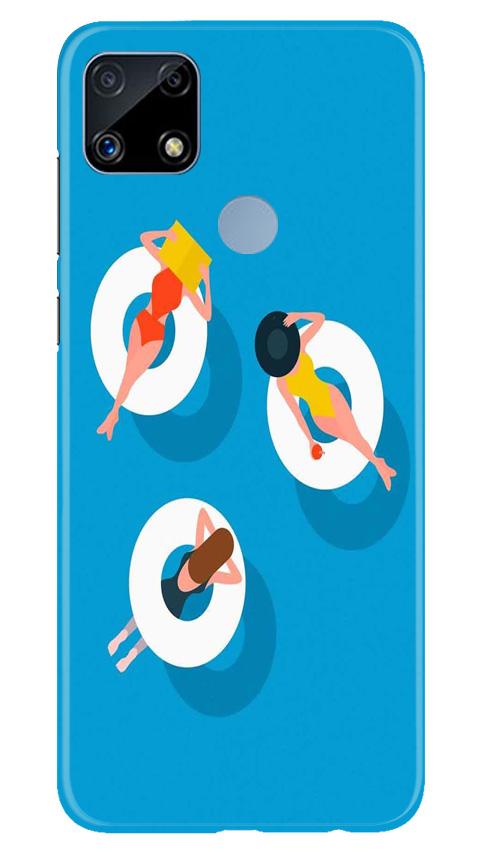 Girlish Mobile Back Case for Realme C25 (Design - 306)