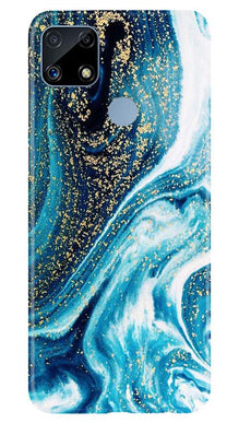 Marble Texture Mobile Back Case for Realme C25 (Design - 308)