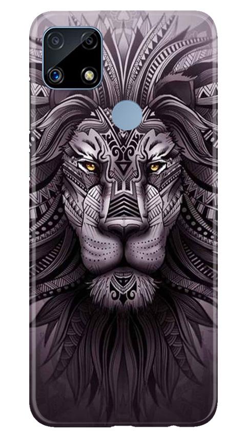 Lion Mobile Back Case for Realme C25 (Design - 315)