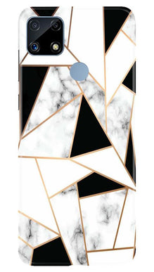 Marble Texture Mobile Back Case for Realme C25 (Design - 322)