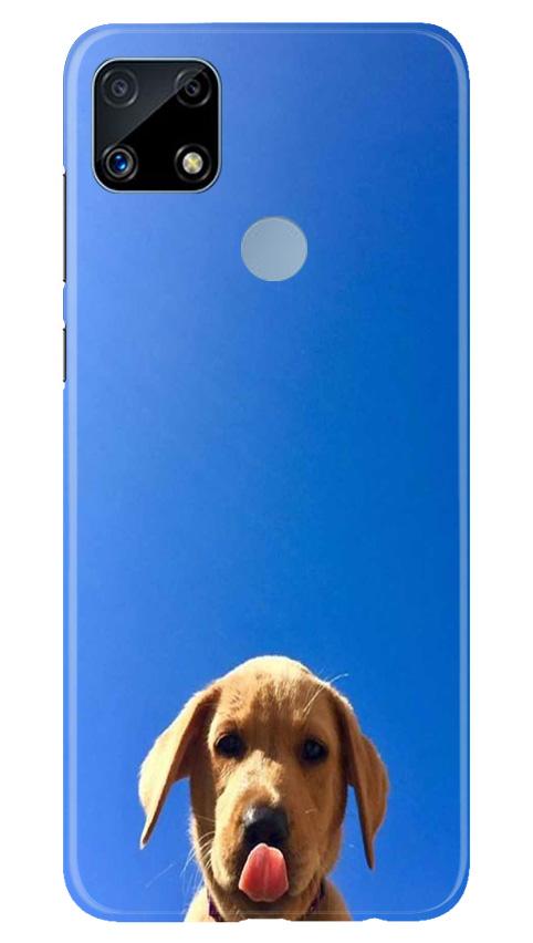 Dog Mobile Back Case for Realme C25 (Design - 332)