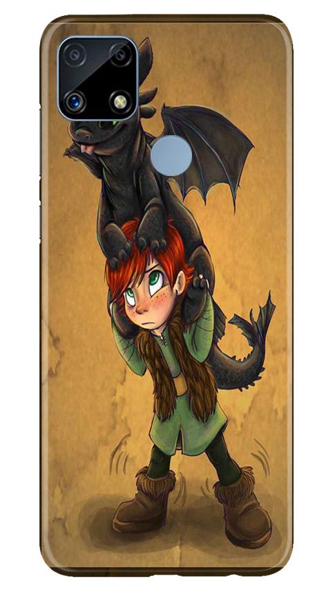 Dragon Mobile Back Case for Realme C25 (Design - 336)