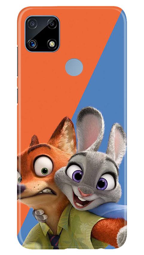 Cartoon Mobile Back Case for Realme C25 (Design - 346)