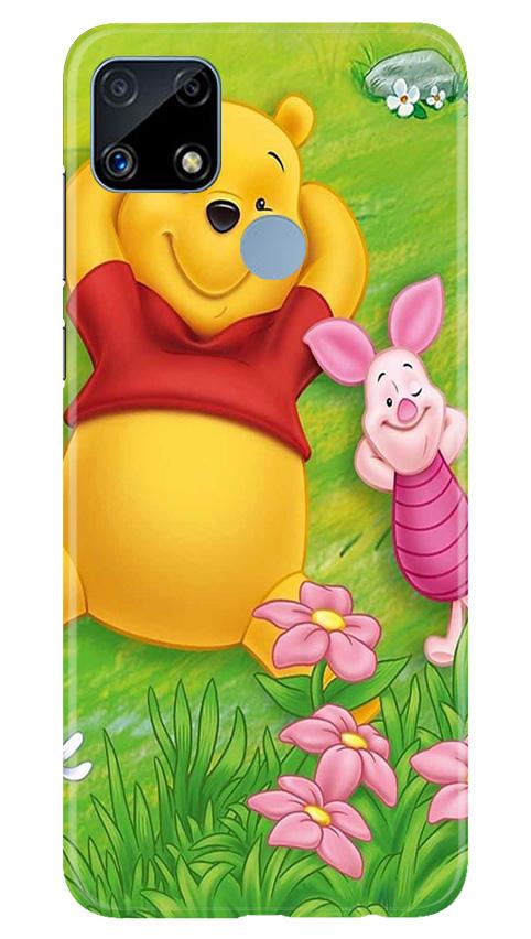 Winnie The Pooh Mobile Back Case for Realme C25 (Design - 348)