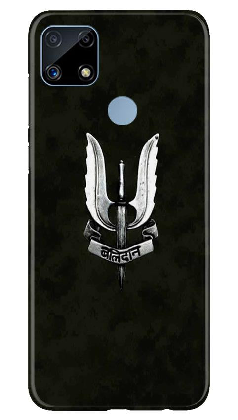 Balidaan Mobile Back Case for Realme C25 (Design - 355)