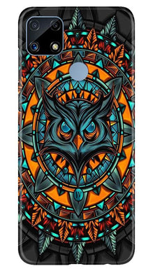 Owl Mobile Back Case for Realme C25S (Design - 360)