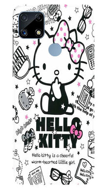 Hello Kitty Mobile Back Case for Realme C25 (Design - 361)
